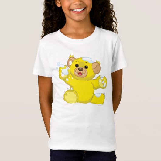 Gele fluffy Cub T-shirt (Voorkant)