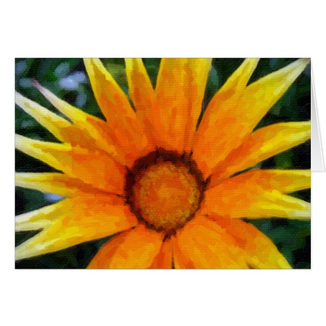 Gele gazania (Voorkant Horizontaal)