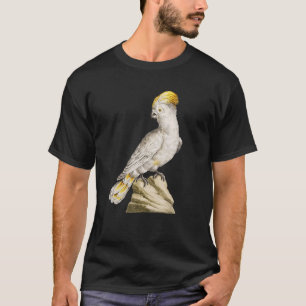 Gele gekloonde katkatoenvogel, illustratie door sp t-shirt