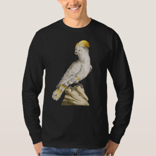 Gele gekloonde katkatoenvogel, illustratie door sp t-shirt