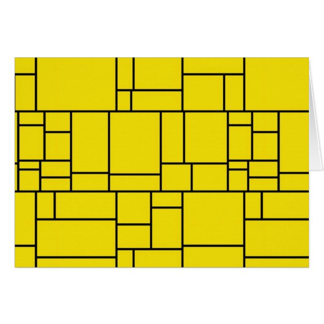 Gele gekraakte kunst (Voorkant Horizontaal)