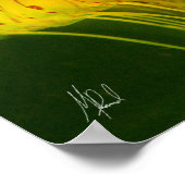 Gele gele kwal poster (Hoek)