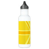 Gele Gele Union Jack British Flag Background Waterfles (Links)