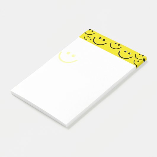 Gele gezichten post-it® notes (Schuin)