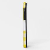 Gele gingham patroon bruiloft gunsten Case-Mate iPhone case (Achterkant/links)