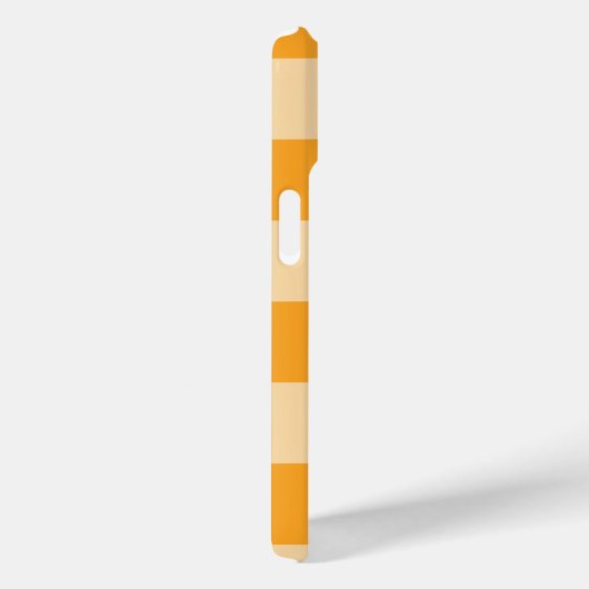 Gele Gingham Pattern Case-Mate iPhone Case (Achterkant / Rechts)