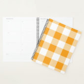 Gele Gingham Pattern Planner (Display)