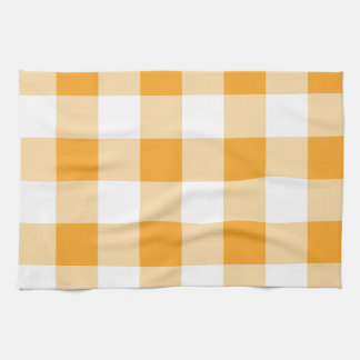 Gele Gingham Pattern Theedoek