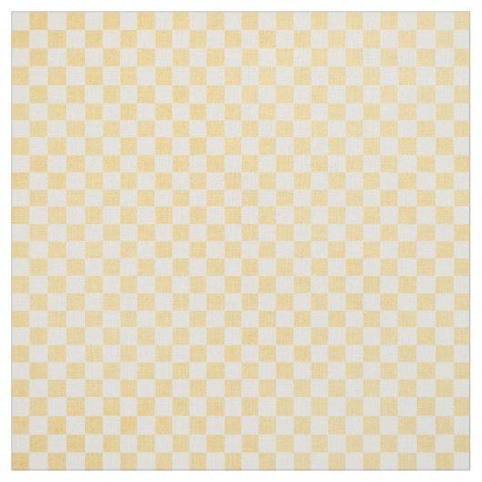 gele ginghamstof stof (Swatch)