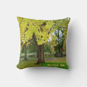 Gele Gingko Tree - Boston Public Garden Kussen