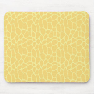 Gele Giraffe Print Muismat