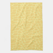 Gele Giraffe Print Theedoek (Verticaal)