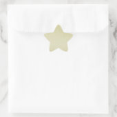 Gele Glitter Star-Sticker Ster Sticker (Tas)