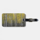 Gele gloed van Aspen Bagagelabel (Achterkant horizontaal)