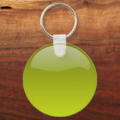 Gele Glossy Button Sleutelhanger (Voorkant)