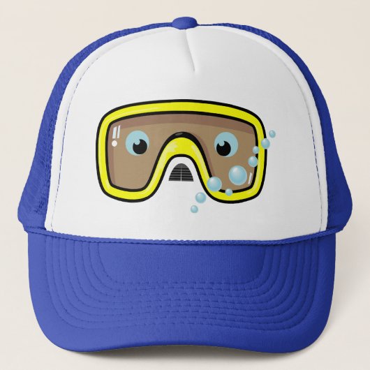 Gele Goggles Trucker Pet (Voorkant)