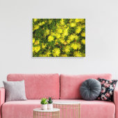 Gele gouden bloemen voor Plant Canvas Afdruk (Insitu (Woonkamer))