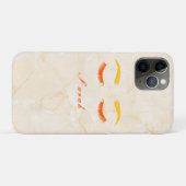 Gele gouden marmer Case-Mate iPhone case (Achterkant (horizontaal))