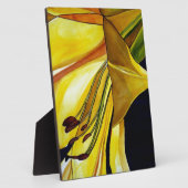 Gele gouden Splendor lily original art Fotoplaat (Zijkant)