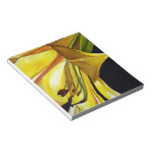 Gele gouden Splendor lily original art Notitieblok (Schuin)