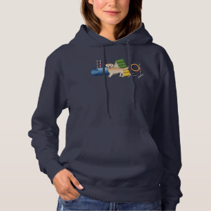 Gele gouden wederverkoper met behendigingsapparatu hoodie