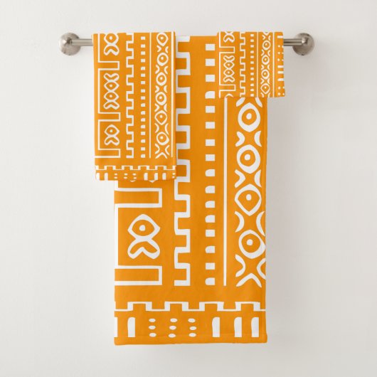 Gele goudhanddoekset bad handdoek (Insitu)