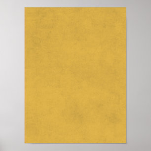 gele goudpapieren stroomgebied poster