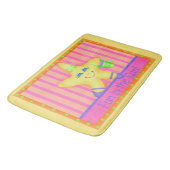 Gele goudvis in Sun Beach Custom Mat (Gekanteld)