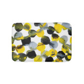 Gele, grijze en zwarte interacties badmat (Voorkant)