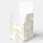 Gele grijze vogelkooi dank u bruiloft gunst doos bedankdoosjes (Geopend)