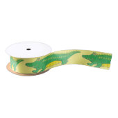 Gele groene alligator Crocodile Gator Croc Animal Lint (Spoel)