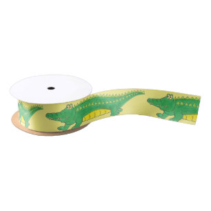 Gele groene alligator Crocodile Gator Croc Animal Lint