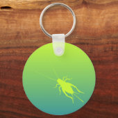 Gele groene cricket sleutelhanger (Voorkant)