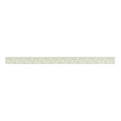 Gele groene Dandelion Wildflower Garden Grosgrain Lint (Voorkant)