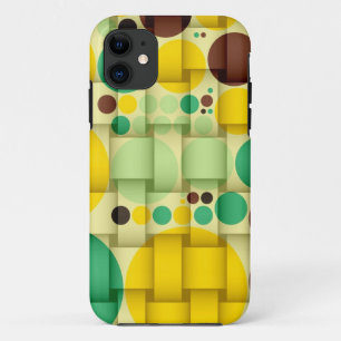 Gele, groene stippen naadloze textuur 2 iPhone 11 hoesje