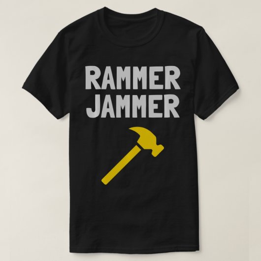 Gele Hamer Alabama Rammer Jammer T-shirt (Design voorkant)
