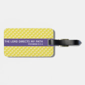 Gele handleiding van Monogram Bagagelabel (Achterkant horizontaal)