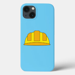 Gele harde Petten Cartoon iPhone 13 Hoesje