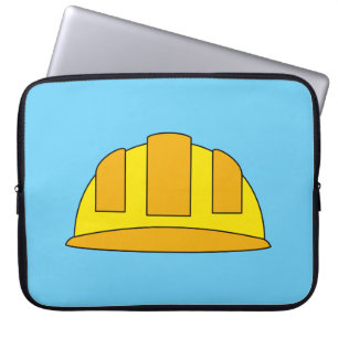 Gele harde Petten Cartoon Laptop Sleeve