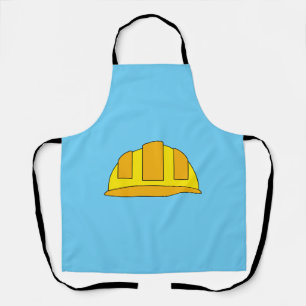 Gele harde Petten Cartoon Schort