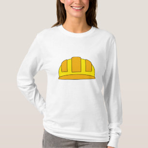 Gele harde Petten Cartoon T-shirt