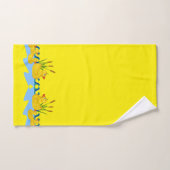 Gele heldere vaste eenden badkamer handdoek sets (Handdoek)