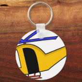 Gele helikopter sleutelhanger (Voorkant)