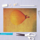  gele heteluchtballon tissuepapier (Craft)