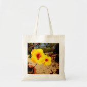 Gele Hibiscus Canvas tas (Voorkant)