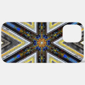 Gele hoeken van de driehoeken van oud en bijtend l Case-Mate iPhone case (Achterkant / Rechts)