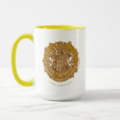 Gele HOGWARTS™ Crest Holiday Wreate Mok (Links)