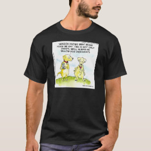 Gele hond-democraten Funny T-shirt