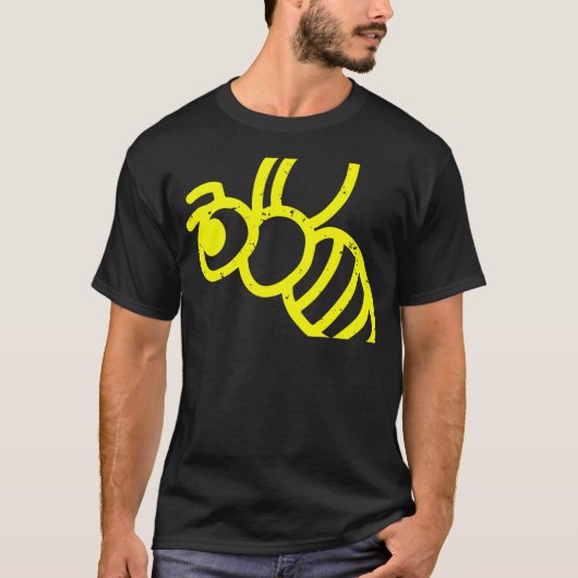 Gele honingbijen t-shirt (Voorkant)