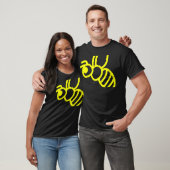 Gele honingbijen t-shirt (Unisex)